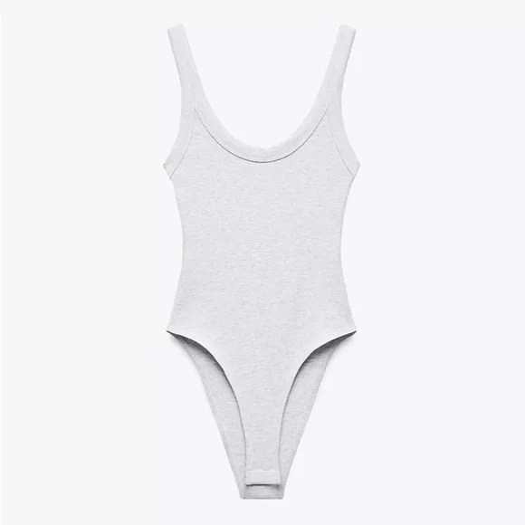 ZARA Ribbed Bodysuit - Picture 6 of 11